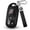 Black, variant on Key Fob Cover Compatible with Fit for Buick Envista Enclave Encore GX Verano Regal Lacrosse Keychain Case Holder Protector,Black