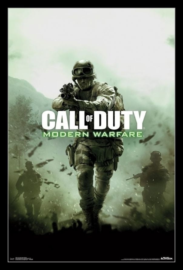 Call Of Duty Modern Warfare Laminated &amp; Framed Poster Print (22 x 34