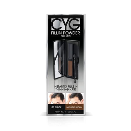 Cover Your Gray Fill In Powder Pro for Men - Midnight Brown/Jet Black (Pack of 3)
