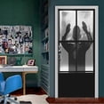 thumbnail image 3 of Halloween 3D Scary Beg for Help Door Stickers, 30 x 79 inch Beg for Help Realistic Door Wallpaper Sticker for Halloween Decoration, Removable Wall Sti, 3 of 5