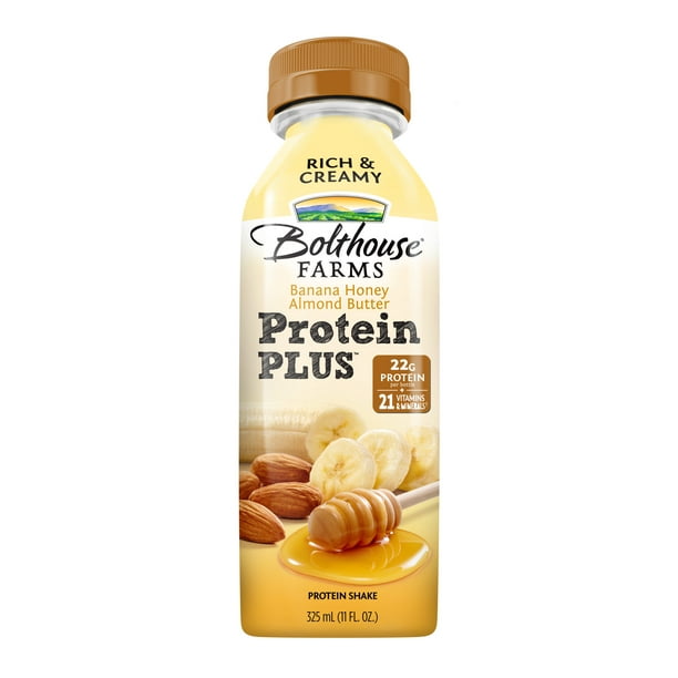 Bolthouse Farms Protein Plus Banana Honey Almond Butter 11 oz Walmart