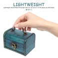 thumbnail image 3 of Miangastore Retro Wooden Jewelry Box With Lock Handheld Storage Case For Necklaces Earrings Groomsmen Proposal Box Decor, 3 of 9