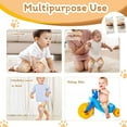 thumbnail image 5 of 1 par de rodilleras para gatear, rodilleras antideslizantes neutrales para bebés, rodilleras para niños pequeños, funda protectora de seguridad, 5 of 5