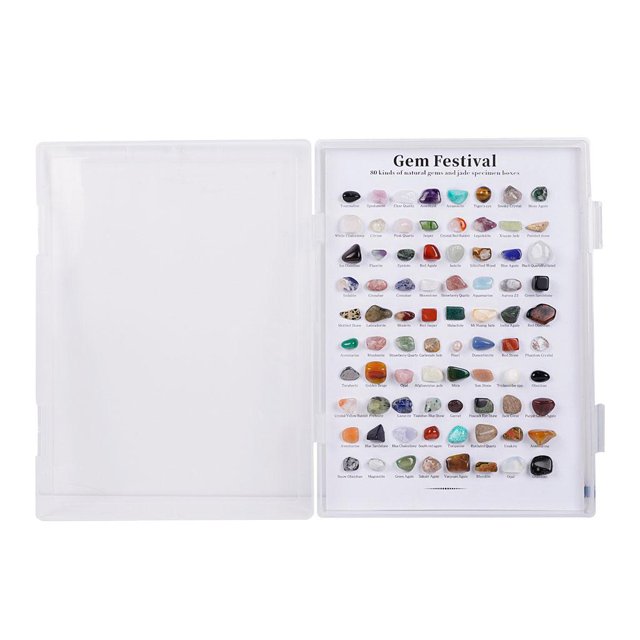 TISHITA Gem stones Science s Rocks Set Earth and Mineral Classroom Rock and for