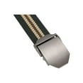 thumbnail image 5 of INSPIRE CHIC Men Outdoor Strategic Web Belt with Zinc Alloy Buckle Width 1 1/2 Inches Army Green (Striped) Fit Waist Girth: 26 - 35 inches, 5 of 7