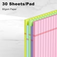 thumbnail image 3 of 5pcs Small Note Pad 5x8 Notebook College Ruled Color Legal Pads Paper Notepads 5 Pack Study Back Writing Pads 5 x 8 Legal Pads Perforated Narrow Ruled Pads of Paper (Multicolor), 3 of 7