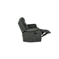 thumbnail image 6 of Titan Furnishings 64" Transitional Faux Leather Reclining Loveseat in Gray, 6 of 15