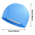 thumbnail image 2 of TIELUTT Silicone Swimming Cap For Adults Long Hair Comfortable Swim Hat For Pool Training and Children Swimming Pool Floating Pool Bar Inflatable Pool Floats for Adults Foam Boards Pool Inflatables f, 2 of 3
