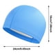 thumbnail image 2 of Gorro de natación de silicona para adultos con pelo largo. Gorro cómodo para entrenamientos en piscina y deportes acuáticos., 2 of 3