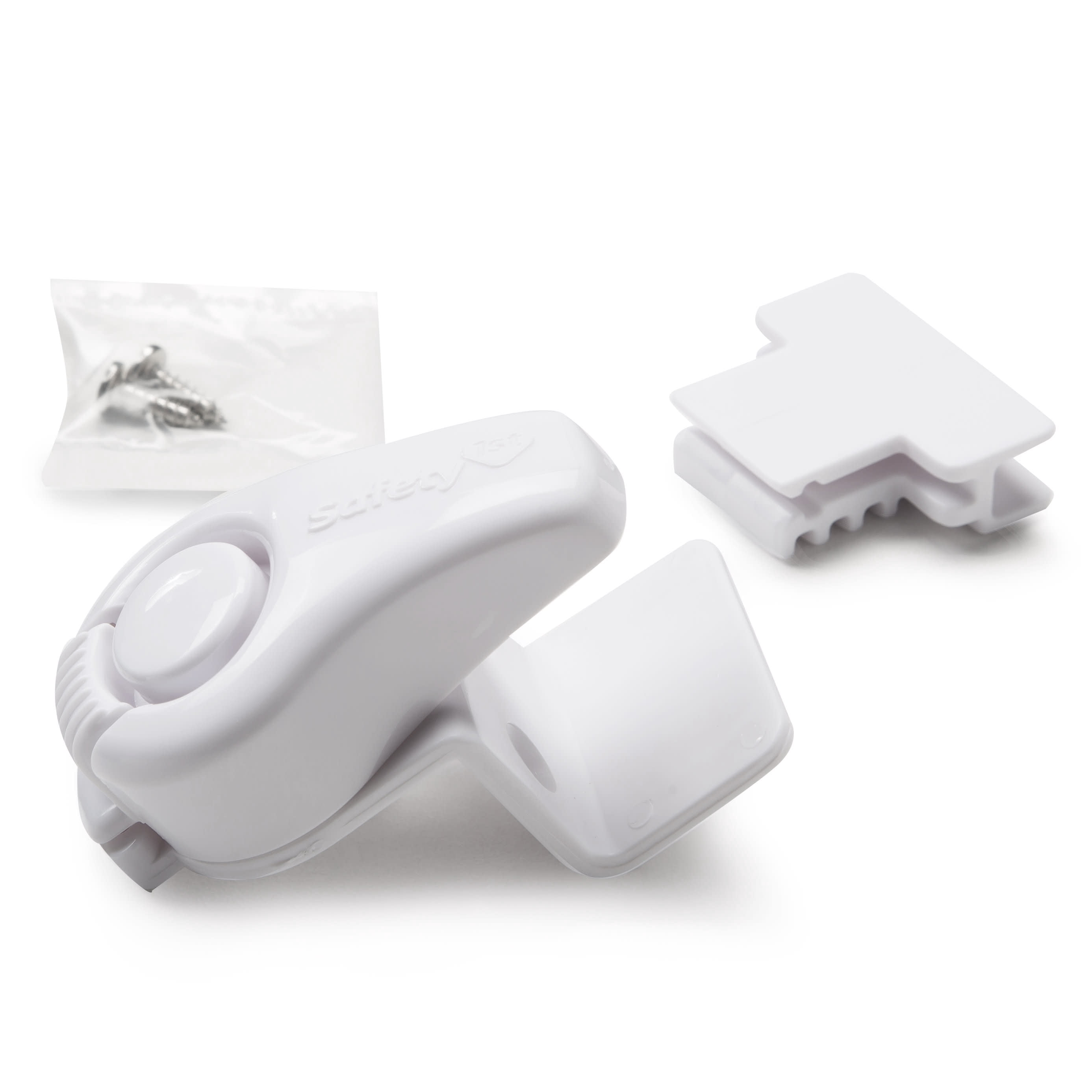 Safety 1ˢᵗ Lazy Susan Cabinet Lock, White