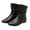 Clear, variant on NOKIO Flat Bπππ‘π for Women Comfortable Sπ
ip On Bπππ‘π Fall Winter Fashion Round Toe Booties Casual Pull On Shoes Lightweight Mid Calf Booties for Casual Daily Walking