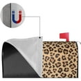 thumbnail image 3 of Leopard Print Mailbox Covers Magnetic Waterproof Animal Skin Texture Mail Cover Letter Post Box Wraps for Home Garden Yard Decor, 21x18 in, 3 of 6