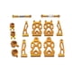 thumbnail image 4 of Juego de Piezas de Repuesto para Brazo Oscilante Delantero Y Trasero RC, Piezas de Repuesto Duraderas para Modelo de Vehículo RC para 16106 16201 1610 Oro, 4 of 7