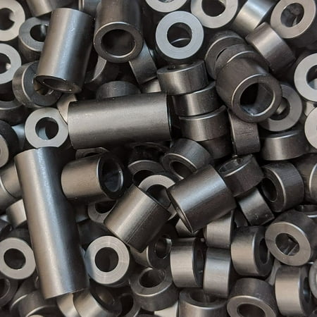 

Aluminum Spacer Black 5/8 OD X 5/16 ID X Choose Your Length Round Spacer Unthreaded Standoff Bushing Plain Finish Fits Screws Bolts 5/16 Or M8 By Metal Spacers Online(1 Length 25 Pack)