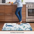thumbnail image 5 of Blue Green Sea Turtle Door Mat&nbsp;Indoor Outdoor Entrance, Non Slip Rug for Kitchen Bathroom Entryway Rug, Summer Ocean Coral Fish Seahorse Washable Doormat Floor Mat for Office 20x31.5 Inch, 5 of 8