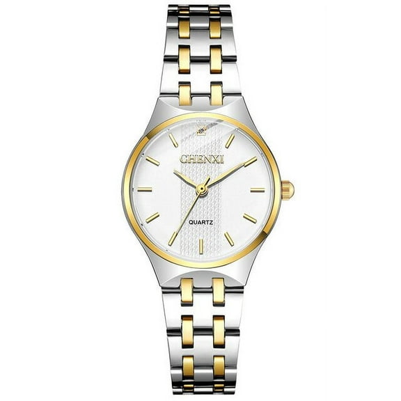 CHENXI Top Luxury Brand Men Women Watches Stainless Steel Waterproof Ultra Thin Quartz Watch Men Business Dress Wristwatches