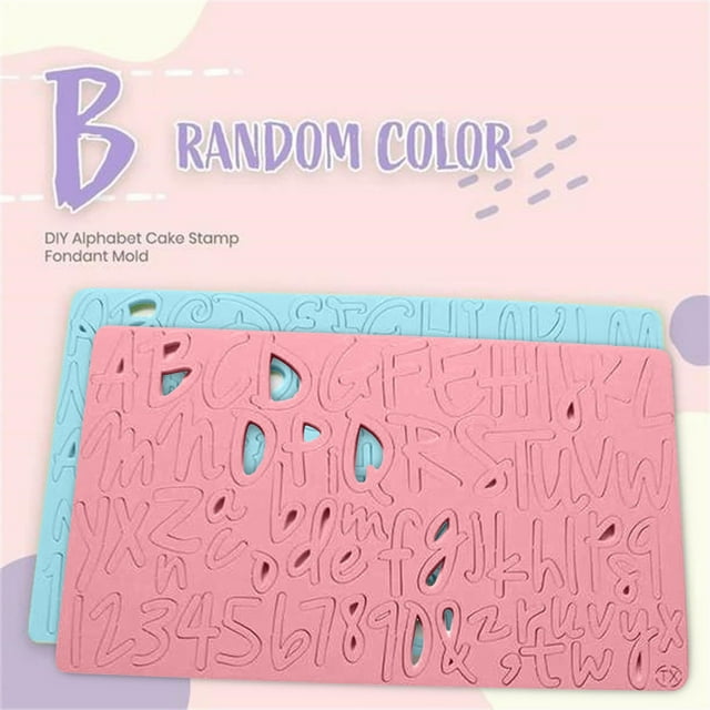 TIMIFIS Baking Mold DIY Alphabet Number Cake Unique Fondant Shape Cake Fondant Kitchen Gadgets