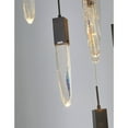 thumbnail image 4 of Bethel International Chandelier Matte Black Metal & Crystal, 4 of 6