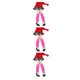 thumbnail image 5 of Sonducket Paquete de 2 calcetines hasta el muslo calentadores de piernas para diario fiesta de Halloween fucsia Fucsia 3Conjunto, 5 of 6