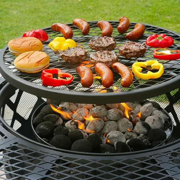 Big Horn 40 Ranch Fire Pit with Cover for Patio Spaces Walmart