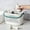 Green, variant on 100Fens Bathroom Bath Basket Basket With Handle Thickened Plastic Shower Basket Storage Box Fruit Storage Basket