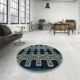 thumbnail image 3 of Ahgly Company Indoor Rectangle Abstract Camouflage Green Southwestern Area Rugs, 2' x 4', 3 of 6