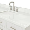 thumbnail image 5 of Ariel W060SCQRVOGRY Hutton 60" Wall Mounted Single Basin Vanity Set - Grey / Carrara White, 5 of 7