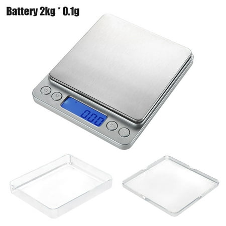 

Pocket Digital LCD Display Scales Food Jewelries Fruit Kitchen Electronic Weighing Device 2kg