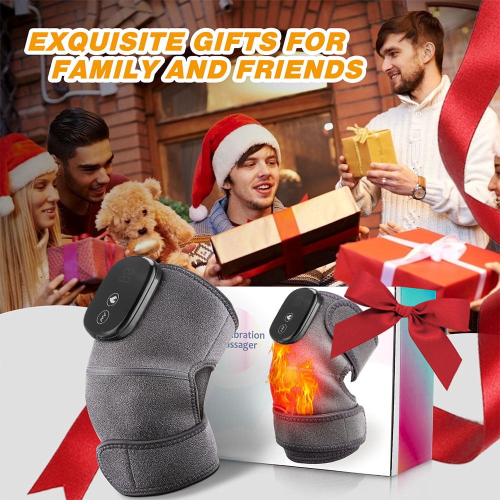 Electric Heating Therapy Knee Massager Shoulder Physiotherapy Leg Arthritis Elbow Joint Pain Relief Warm Knee Pad Brace Massage