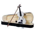 thumbnail image 2 of Violin Set for Kids Child Adults, 4/4 Full Beginners Students Wood Acoustic Fiddle Kit with Case, Bow And Rosin, 2 of 8