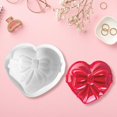 thumbnail image 6 of Heart Shape Silicone Candle Molds for Epoxy Resin Candle Soap Bowtie Heart Cake Molds Chocolate Molds Fondant Molds, 6 of 7