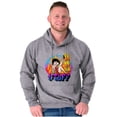 thumbnail image 5 of Betty Boop Air Brushed Hot Stuff Hoodie Sweatshirt Women Brisco Brands S, 5 of 6