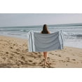 thumbnail image 4 of GLAMBURG Peshtemal Turkish Towel 100% Cotton Beach Towels Oversized 36x71 Set of 4, Cotton Beach Towels for Adults, Soft Durable Absorbent Extra Large Bath Sheet Hammam Towel - Charcoal Grey, 4 of 9