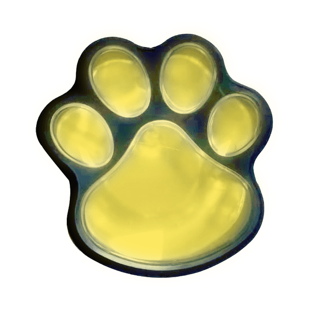 Luces solares para patas (juego de 4), luces para huellas de caminos de animales, iluminación para pasarelas para patios, amantes de las mascotas
