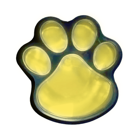 

Paw Print LED Solar Lights(Set of 4) Garden Lights Paw Lamp for Pathway Lawn Yard Walkway Outdoor Decorations Any Pet Dog Cat Lover Warm Light Style 1