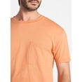 thumbnail image 4 of Athletic Works Men's and Big Men's Cotton Pocket Tee, Sizes S-5XL and Tall Sizes, 4 of 5