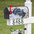 thumbnail image 2 of Evergreen Magnetic Mailbox Cover | Magnolia Bloom Design | Fast, Easy, and Unique Outdoor Decor | 20.5"W x 18"L x 0.1"H, 2 of 3