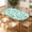 Aqua Garden, variant on YESAD Elastic Tablecloth For Oval Tables, Waterproof Tablecover For Up To 42X68in Oval Table Cover, Dining Tablecover For Indoor And Outdoor, Holiday, Marble