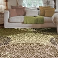 thumbnail image 5 of Hedena Traditional Non-Slip Geometric Floral  Indoor Washable Area Rug by Blue Nile Mills, 8' x 10', Brown, 5 of 6