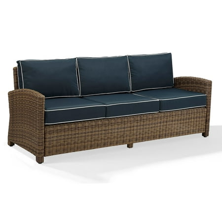 Crosley Furniture Bradenton Sofa with Navy (Best Couch Material For Kids)