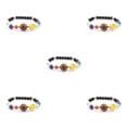 thumbnail image 1 of Ruiboury Solar Systems Bracelet Men Women Handmade Adjustable Replacement Easy Matching Bangle Jewelry Ornament Birthday Gift Type 4 5PCS, 1 of 1