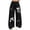 #03, variant on Women's Loose Gothic Pants, Dark Aesthetic Y2K Streetwear Joggers, Elastic Drawstring Waist Wide Leg Trousers