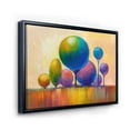 thumbnail image 3 of Designart 'Ornamental Colourful Trees VIII' Modern Framed Canvas Wall Art Print, 3 of 5
