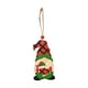 thumbnail image 2 of Adornos navideños colgantes de placa, gnomo navideño colgante de madera, Papá Noel, gnomo decorativo de madera hecho a mano, decoración para árbol de Navidad, colgante con cuerda para fiesta de Navida, 2 of 6