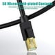 thumbnail image 3 of Cable Ethernet Cat 8, cable de red Lan plano, alta velocidad/5m/ kaili Sencillez, 3 of 4