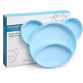 thumbnail image 2 of Baby Plate Set, Newstyle Silicone Baby Plate Set With Suction Cup, Baby, 2 of 5