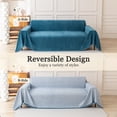 thumbnail image 5 of Jessy Home Sofa Cover Slipcover Couch Cover Protector Durable Multi-Function Furniture Cover for Pets Dogs Cats Home Decor Sofa Covers for Living Room 71"x 134"Deep Blue, 5 of 9