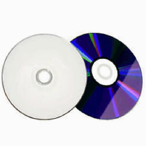 300 16x Blank Dvd R White Inkjet Hub Printable Disc Walmart Com Walmart Com