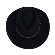 Kanut Sports - Rocky - Wool Felt Western-Style Black Cowboy Hat for Male