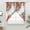 Green Red, variant on Cardinal Bird Swag Valances for Windows, Kitchen Curtains 36 Inch Length 2 Panels Set, Poinsettia Pine Cones Berry Flowers Red Plaid Short Curtains for Small Windows Rod Pocket Cafe Curtains 28"x36"